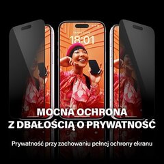 PanzerGlass Ultra-Wide Fit iPhone 15 Pro 6.1" Privacy Screen Protection Easy Aligner Included P2810 цена и информация | Защитные пленки для телефонов | hansapost.ee
