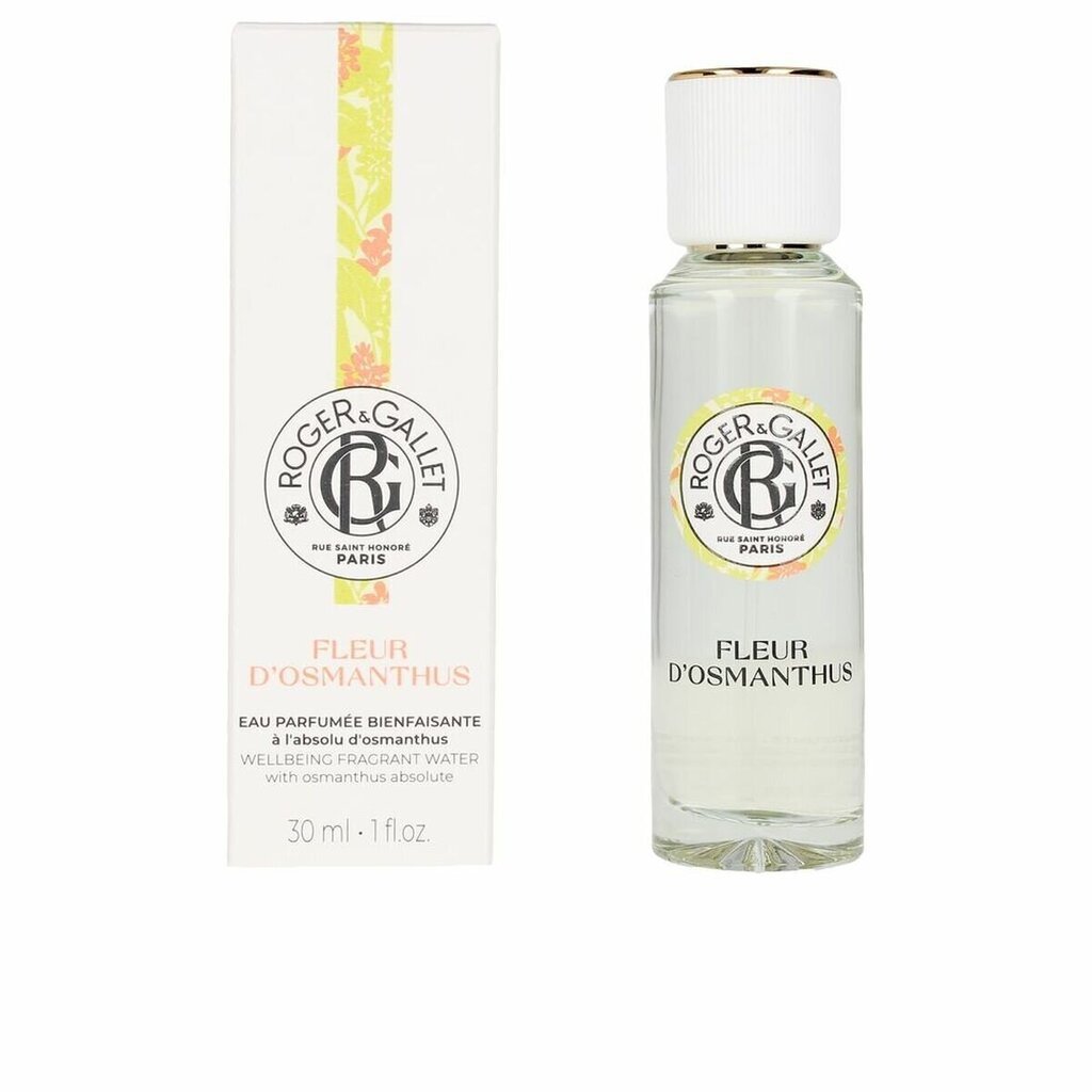 Unisex tualettvesi Roger & Gallet Fleur D'Osmanthus EDT 30 ml hind ja info | Parfüümid naistele | hansapost.ee