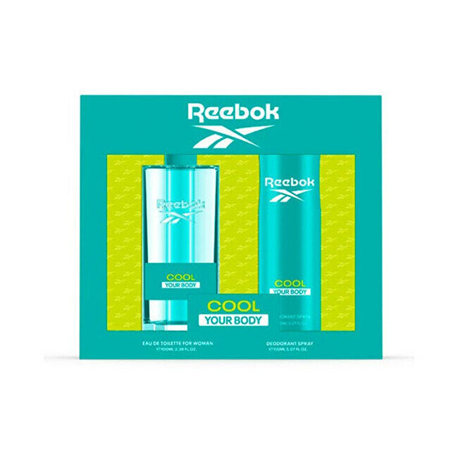 Komplekt Reebok Cool Your Body naistele: tualettvesi EDT, 100 ml + pihustatav deodorant, 150 ml hind ja info | Parfüümid naistele | hansapost.ee
