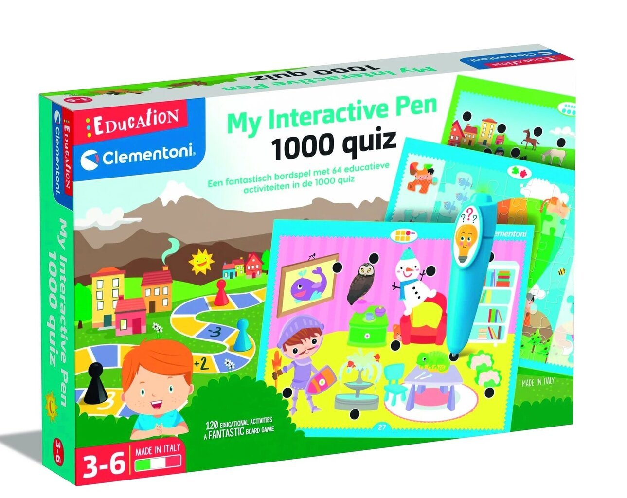 Arendav mänguasi Clementoni My Interactive Pen 50829 цена и информация | Arendavad laste mänguasjad | hansapost.ee