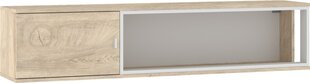 Полка подвесная Meblocross Vegas, 33x150x32 см, белый/песочный цвет цена и информация | Полки | hansapost.ee