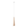 Pendant lamp SULA 1 natural wood PEACH PUFF SL.1100