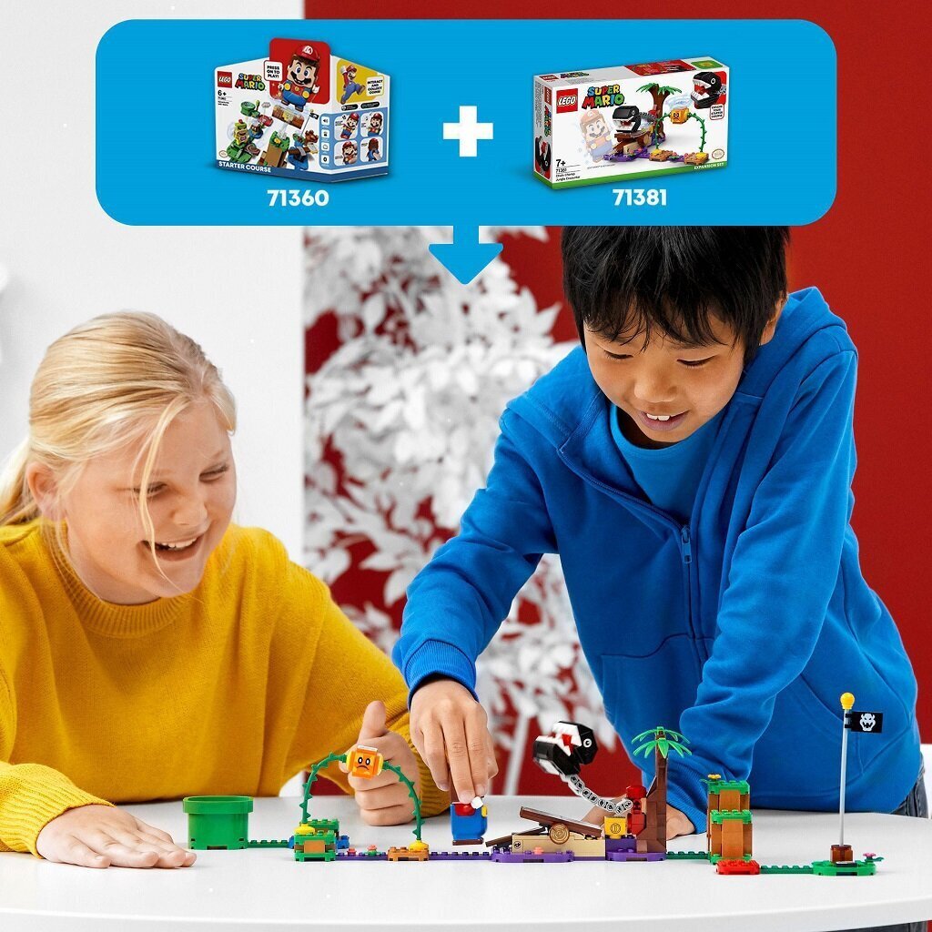 71381 LEGO® Super Mario Kokkupõrge džunglis цена и информация | Klotsid ja konstruktorid | hansapost.ee