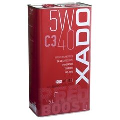 Xado Atomic Oil моторное масло 5W-40 C3 Red Boost, 5 л цена и информация | XADO Смазка | hansapost.ee