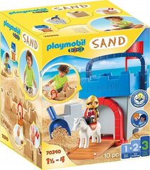 70340 PLAYMOBIL® 1.2.3 Замок из песка цена и информация | Конструкторы и кубики | hansapost.ee