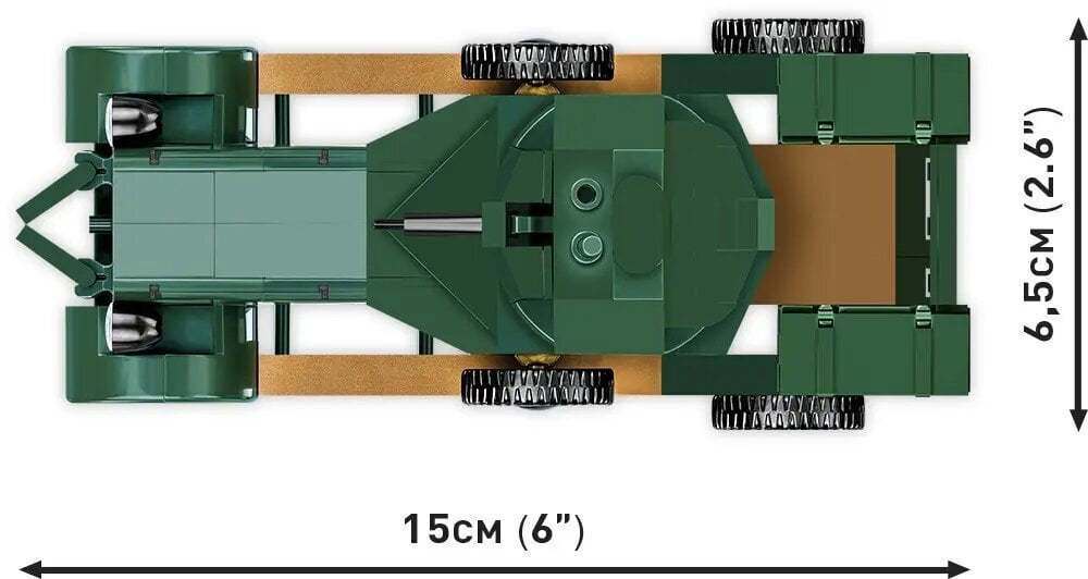 Klocki ajalooline kollektsioon Rolls-Royce soomustatud auto 1920 Muster Mk I hind ja info | Klotsid ja konstruktorid | hansapost.ee