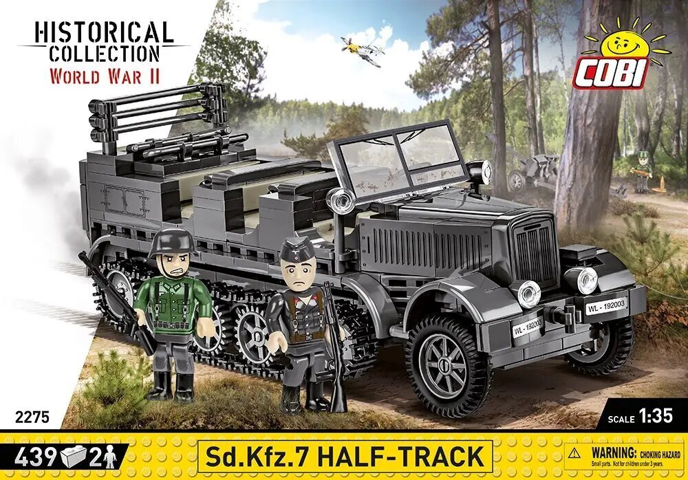 Ajalooline kollektsioon Blocks Sd.Kfz. 7 Half-Track hind ja info | Klotsid ja konstruktorid | hansapost.ee