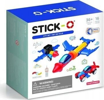 Magnetkonstruktor Magformers Stick-O City Set hind ja info | Klotsid ja konstruktorid | hansapost.ee