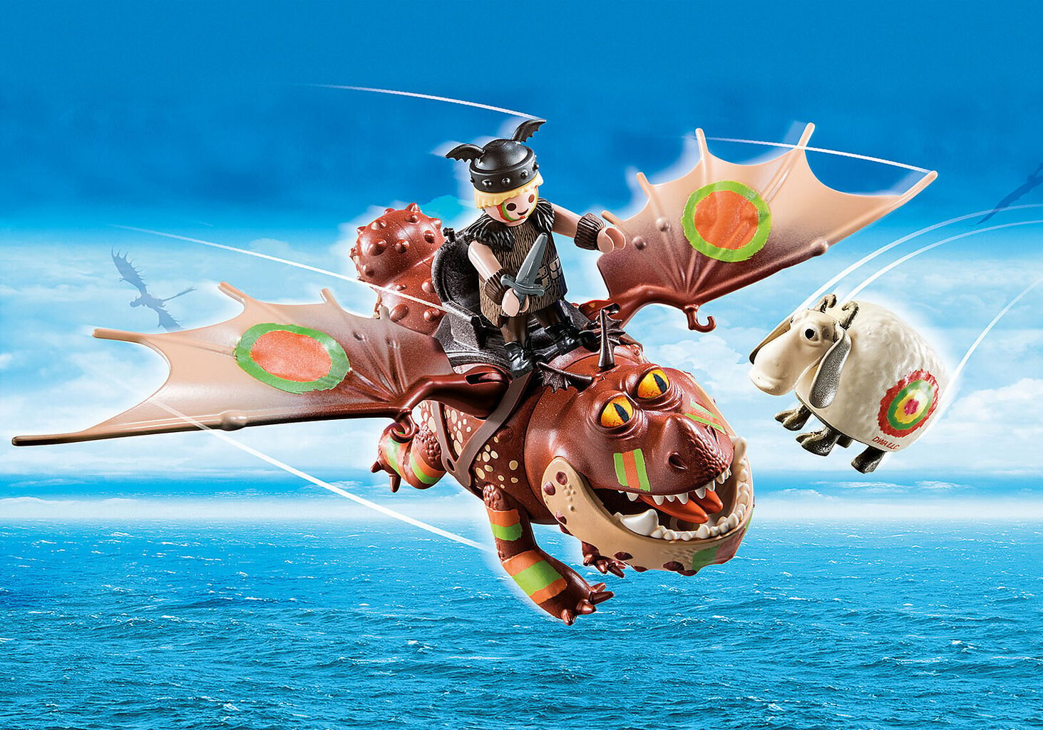 70729 PLAYMOBIL® Dragons Draakoni võistlus: Fishlegs ir Meatlug цена и информация | Klotsid ja konstruktorid | hansapost.ee