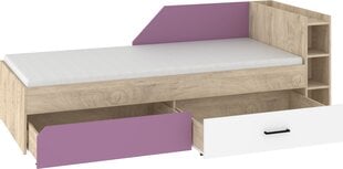 Кровать Pax-08, коричневый/фиолетовый цвет цена и информация | Кровати | hansapost.ee