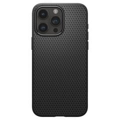 Spigen Liquid Air iPhone 15 Pro Max 6,7" czarny|matte black цена и информация | Чехлы для телефонов | hansapost.ee