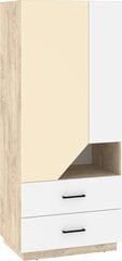 Шкаф Meblocross Pax-22, коричневый/белый/бежевый цвет цена и информация | Шкафы | hansapost.ee