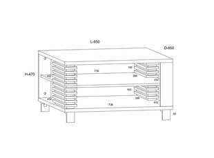 Diivanilaud Lamir, pruun/must price and information | Coffee tables | hansapost.ee