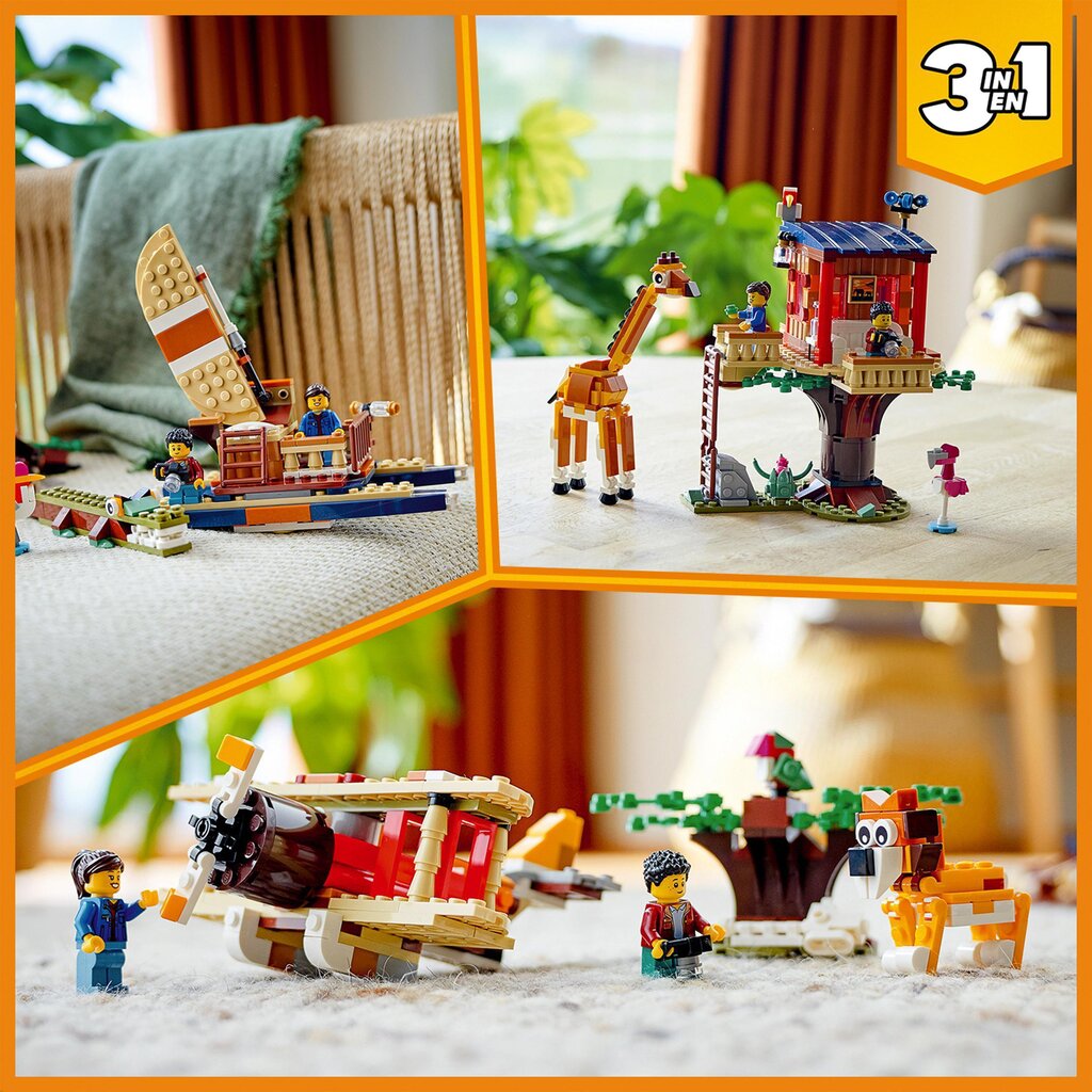 31116 LEGO® Creator Safarimaja metsas puu otsas цена и информация | Klotsid ja konstruktorid | hansapost.ee