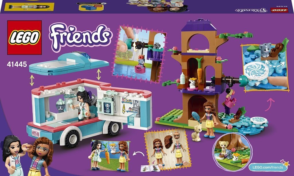 41445 LEGO® Friends Loomakliiniku kiirabiauto hind ja info | Klotsid ja konstruktorid | hansapost.ee