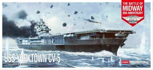 Liimitav mudel Academy 14229 USS Yorktown CV-5 Battle of Midway 1/700 hind ja info | Academy Hobby Loomingulised vabaaja tooted | hansapost.ee