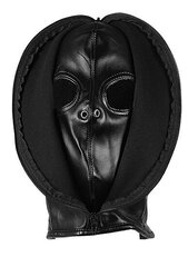 Регулируемая головная маска на молнии Ouch, черная цена и информация | БДСМ и фетиш | hansapost.ee