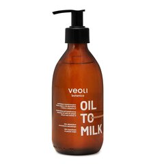 Увлажняющее и трансформирующее очищающее масло с 2% имбиря Veoli oil to milk, 290мл цена и информация | Кремы, лосьоны для тела | hansapost.ee