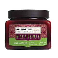 Juuksemask Arganicare Macadamia Hair Masque, 500 ml hind ja info | Juuksemaskid, õlid ja seerumid | hansapost.ee