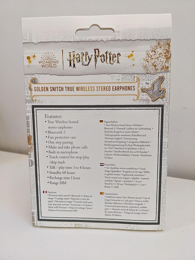 TWS juhtmevabad kõrvaklapid Harry Potter Snitch цена и информация | Kõrvaklapid | hansapost.ee