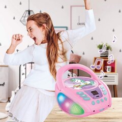 Плейер CD/MP3 Lexibook Bluetooth Единорог, розовый цена и информация | Развивающие игрушки для детей | hansapost.ee