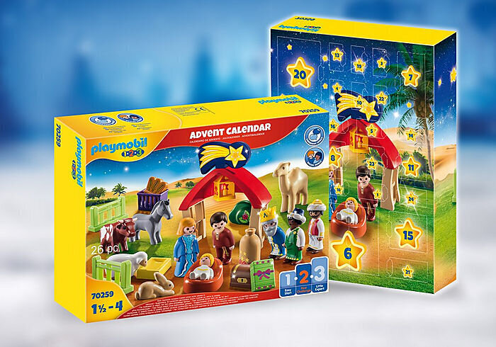 70259 PLAYMOBIL® 1.2.3 Advendikalender - Jõulud цена и информация | Mänguasjad poistele | hansapost.ee