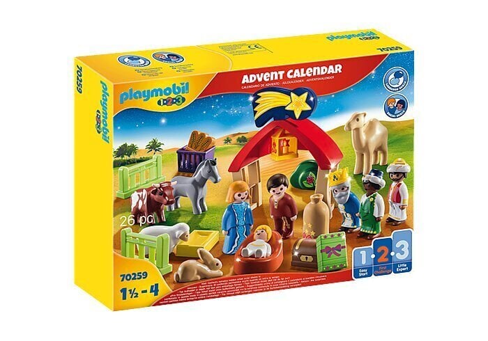 70259 PLAYMOBIL® 1.2.3 Advendikalender - Jõulud цена и информация | Mänguasjad poistele | hansapost.ee