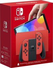 Nintendo Switch OLED konsool – Mario Red Edition цена и информация | Игровые приставки | hansapost.ee
