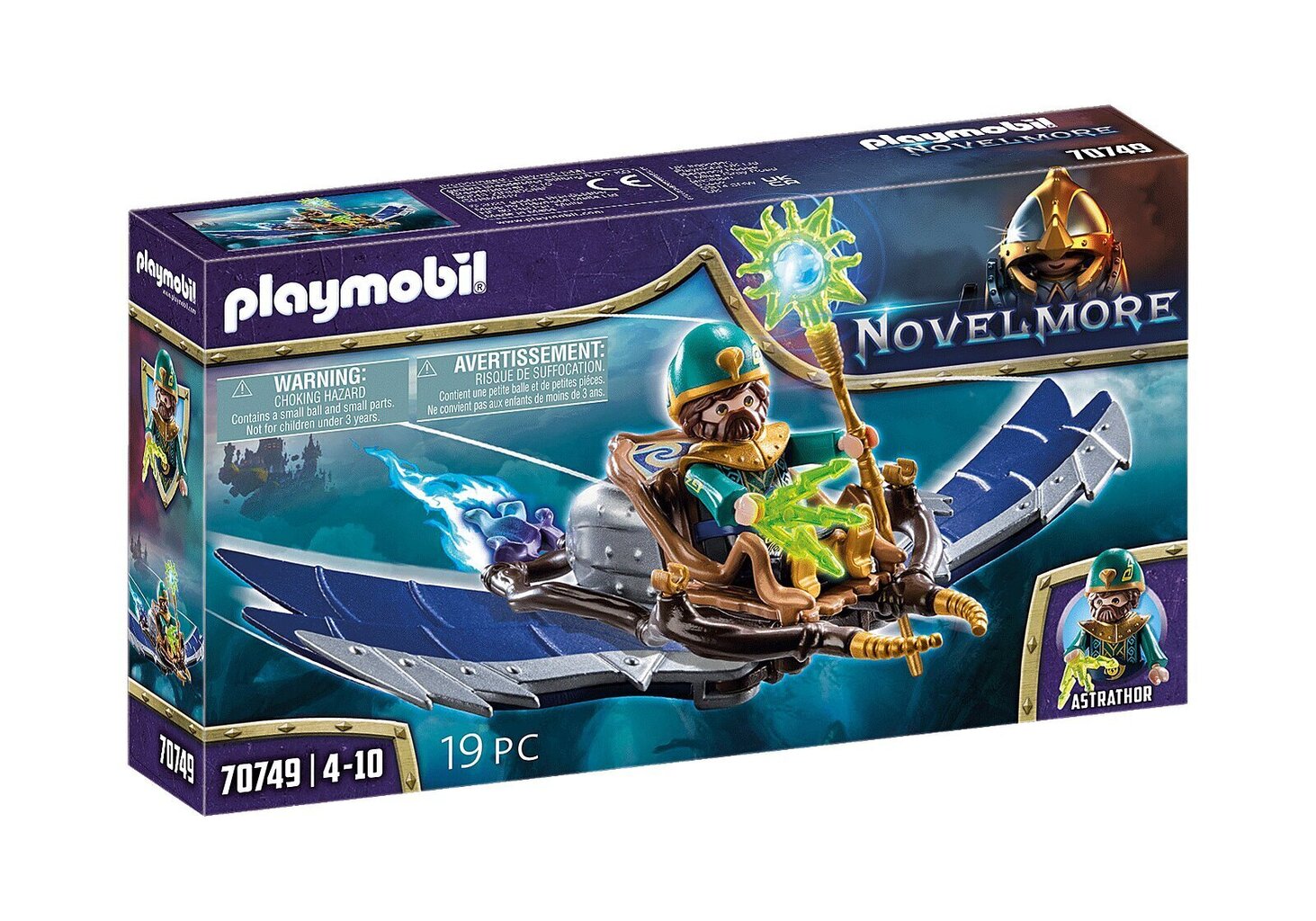 70749 PLAYMOBIL® Novelmore Violet Vale õhuvõlur цена и информация | Klotsid ja konstruktorid | hansapost.ee