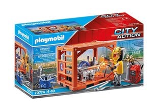 Производство контейнеров City Action70774 PLAYMOBIL® цена и информация | Конструкторы и кубики | hansapost.ee
