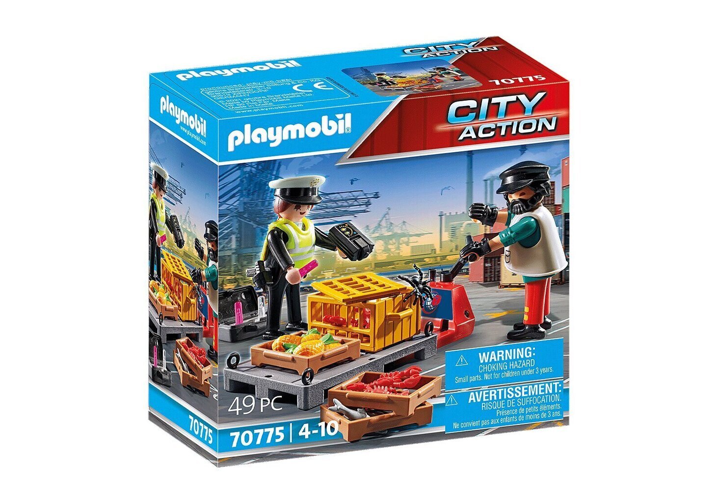 70775 PLAYMOBIL® City Action Tollikontroll цена и информация | Klotsid ja konstruktorid | hansapost.ee