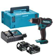 Аккумуляторная дрель-шуруповерт Makita DDF482RFJ, 18 V цена и информация | Дрели и шуруповёрты | hansapost.ee