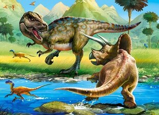 Pusle 70 Tyrannosaurus vs Triceratops 070084 hind ja info | Pusled lastele ja täiskasvanutele | hansapost.ee