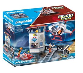 70664 PLAYMOBIL® Rescue Action Штаб береговой охраны цена и информация | Конструкторы и кубики | hansapost.ee