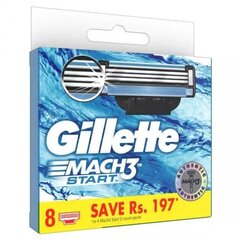 Raseerimispead Gillette Mach3 Start meestele, 8 tk hind ja info | Raseerimisvahendid | hansapost.ee