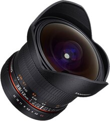 Samyang 12mm f/2.8 ED AS NCS Fish-Eye Sony E hind ja info | Fotoaparaatide objektiivid | hansapost.ee