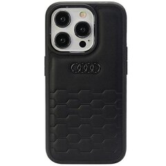 Audi GT Synthetic Leather iPhone 15 Pro 6.1"czarny|black hardcase AU-TPUPCIP15P-GT|D2-BK цена и информация | Audi Телефоны и аксессуары | hansapost.ee