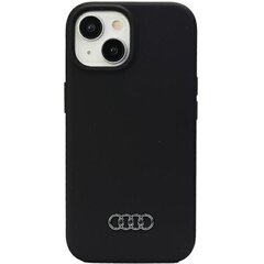 Audi Silicone Case iPhone 15 6.1" czarny|black hardcase AU-LSRIP15-Q3|D1-BK цена и информация | Чехлы для телефонов | hansapost.ee