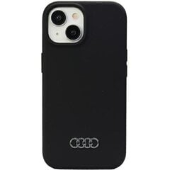 Audi Silicone Case iPhone 15 Plus 6.7" czarny|black hardcase AU-LSRIP15M-Q3|D1-BK цена и информация | Чехлы для телефонов | hansapost.ee