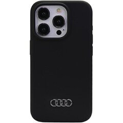 Audi Silicone Case iPhone 15 Pro Max 6.7" czarny|black hardcase AU-LSRIP15PM-Q3|D1-BK цена и информация | Чехлы для телефонов | hansapost.ee