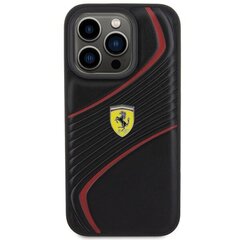 Ferrari FEHCP15LPTWK iPhone 15 Pro 6.1" czarny|black hardcase Twist Metal Logo цена и информация | CG Mobile Телефоны и аксессуары | hansapost.ee