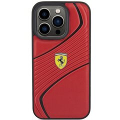Ferrari FEHCP15LPTWR iPhone 15 Pro 6.1" czerwony|red hardcase Twist Metal Logo цена и информация | Чехлы для телефонов | hansapost.ee