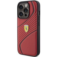 Ferrari FEHCP15LPTWR iPhone 15 Pro 6.1" czerwony|red hardcase Twist Metal Logo цена и информация | Чехлы для телефонов | hansapost.ee