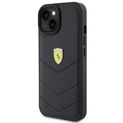 Ferrari FEHCP15SRDUK iPhone 15 6.1" czarny|black hardcase Quilted Metal Logo цена и информация | Чехлы для телефонов | hansapost.ee