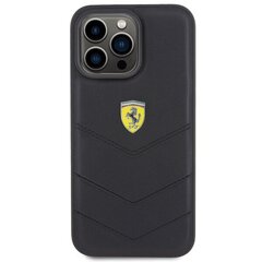 Ferrari FEHCP15XRDUK iPhone 15 Pro Max 6.7" czarny|black hardcase Quilted Metal Logo цена и информация | CG Mobile Телефоны и аксессуары | hansapost.ee