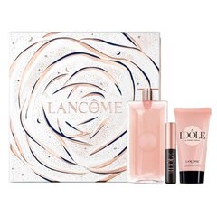 Komplekt Lancôme Idôle naistele: parfüümvesi Edp, 50 ml + ihupiim, 50 ml + ripsmetušš, 2,5 ml hind ja info | Parfüümid naistele | hansapost.ee