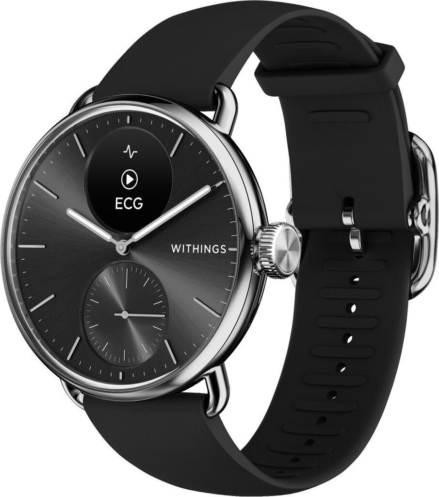 Withings Scanwatch 2, 38 mm, Black цена и информация | Nutikellad, laste nutikellad | hansapost.ee