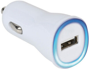 Vivanco car charger USB 2.1A, white (36257) цена и информация | Зарядные устройства для телефонов | hansapost.ee