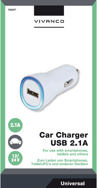 Vivanco Car Charger цена и информация | Laadijad mobiiltelefonidele | hansapost.ee