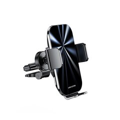 WK Design Captain Series Aurora wireless charger 15W car holder with adjustable arm for windshield and dashboard and airflow black (WP-U203) цена и информация | Зарядные устройства для телефонов | hansapost.ee